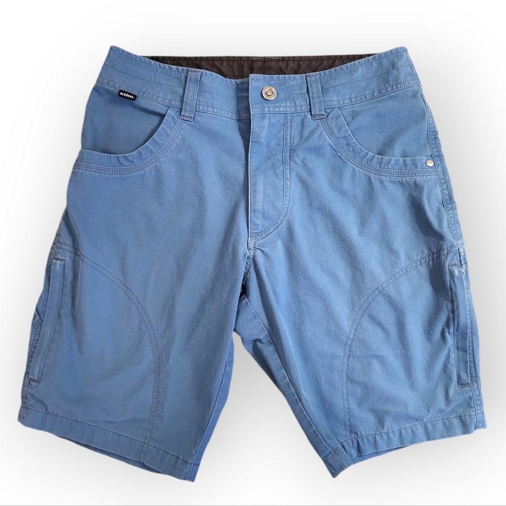 KUHL Ramblr Shorts 10" Inseam in Deep Waters Blue Size 30 - Picture 3 of 14
